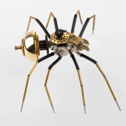 80Pcs Steampunk Insect Metal Model Kits Mechanical Crafts for Home Decor - Spider