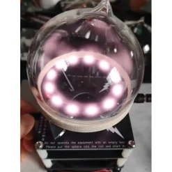 Plasma Energy Light Sphere, Magnetic Field Neon Gas Display Lamp Ring Plasma Sphere-Interactive Science Desk Toy