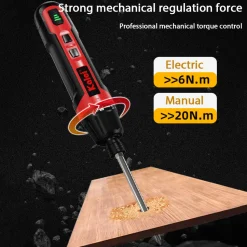 Portable Precision Electric Torque Screwdriver Set DIY Tools for TECHING Engine Model Building and More