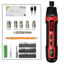 Portable Precision Electric Torque Screwdriver Set DIY Tools for TECHING Engine Model Building and More