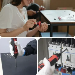 Portable Precision Electric Torque Screwdriver Set DIY Tools for TECHING Engine Model Building and More