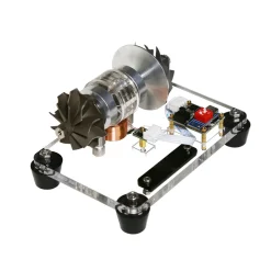 Premium Turbocharged Brushless Metal Motor - High-Speed Aerospace Engine Model