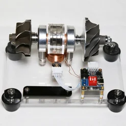 Premium Turbocharged Brushless Metal Motor - High-Speed Aerospace Engine Model