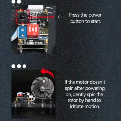 Premium Turbocharged Brushless Metal Motor - High-Speed Aerospace Engine Model