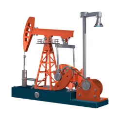Pumping Unit that Works - Oil Pump Jack Model Kit - TECHING 3D Metal Oilfield Working Equipment with Light Oil Rig Educational Toys Collection 219Pcs