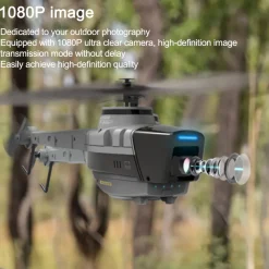 RC Aircraft 2.4G 4CH Black Hornet Aerial Vehicle Reconnaissance Military Aircraft Helicopter Model (RTF)