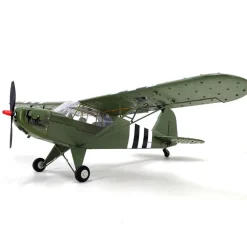 1/16 RC Airplane WWII PIPER J-3 CUB RC 4CH Brushless Fixed-wing Aircraft Model Military Plane Toy (RTF Version)