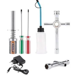 RC Engine Starter Kit Glow Plug Igniter Tools for 1:10 RC Car Engine HSP 80141 80142A
