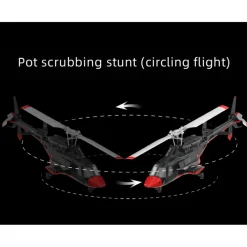 RC ERA A61 1/52 Scale Airwolf 2.4G 4CH Single Rotor Flybarless Mini RC Helicopter Model with Optical Flow Altitude Hold RTF