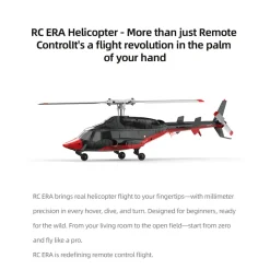RC ERA A61 1/52 Scale Airwolf 2.4G 4CH Single Rotor Flybarless Mini RC Helicopter Model with Optical Flow Altitude Hold RTF