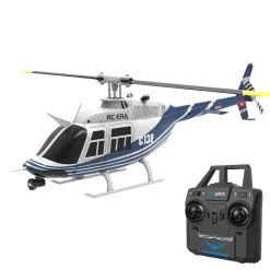 RC ERA C138 1/33 Scale BELL 206 Helicopter 2.4G 6CH Single-Rotor Gyroscopic Flying Aircraft Model