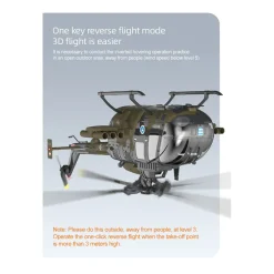 RC ERA C180 1/25 Scale 2.4G 6CH Single Rotor Flybarless RC Helicopter Model with Barometer, TOF LiDAR Altitude Hold & Optical Flow Positioning (RTF Version)