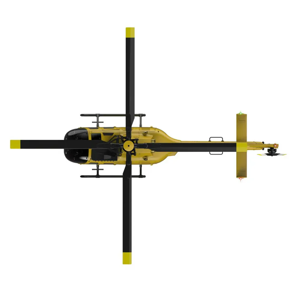 RC ERA C180 1/25 Scale 2.4G 6CH Single Rotor Flybarless RC Helicopter Model with Barometer, TOF LiDAR Altitude Hold & Optical Flow Positioning (RTF Version)