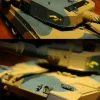 1/24 RC Tank German Leopard2 A5 Tank Model Military Vehicle Model Toys with Lights&Sounds