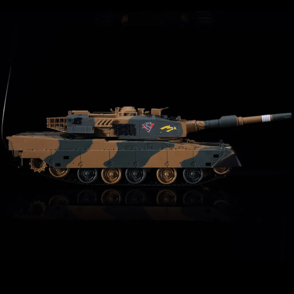 1/24 RC Tank German Leopard2 A5 Tank Model Military Vehicle Model Toys with Lights&Sounds