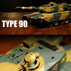 1/24 RC Tank German Leopard2 A5 Tank Model Military Vehicle Model Toys with Lights&Sounds