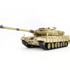 1/16 RC Tank 2.4G German Leopard 2A7 Main Battle Tank Vehicle Model Toys with Lights&Sounds (Basic Version)