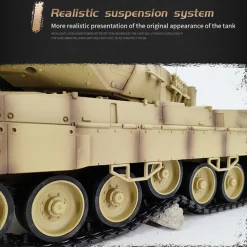 1/16 RC Tank 2.4G German Leopard 2A7 Main Battle Tank Vehicle Model Toys with Lights&Sounds (Basic Version)