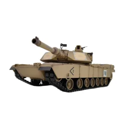 1/16 RC Tank 2.4G M1A2 RC Main Battle Tank Military Model (Upgraded Version/Yellow Ochre)