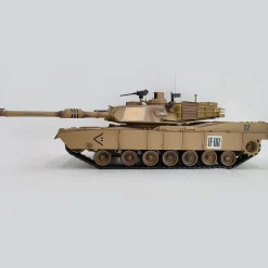 1/16 RC Tank 2.4G M1A2 RC Main Battle Tank Military Model (Upgraded Version/Yellow Ochre)