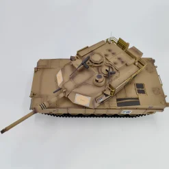 1/16 RC Tank 2.4G M1A2 RC Main Battle Tank Military Model (Upgraded Version/Yellow Ochre)