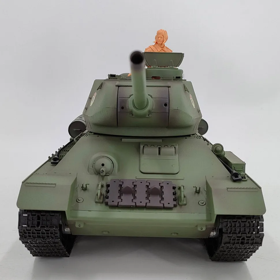 1/16 RC Tank 2.4G T34/85 RC Main Battle Tank Military Model (Upgraded Version/Army Green)