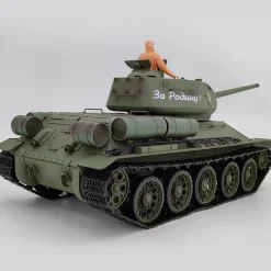 1/16 RC Tank 2.4G T34/85 RC Main Battle Tank Military Model (Upgraded Version/Army Green)