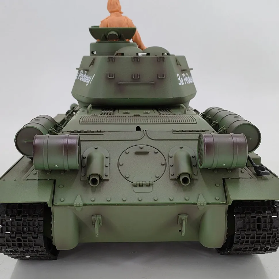 1/16 RC Tank 2.4G T34/85 RC Main Battle Tank Military Model (Upgraded Version/Army Green)