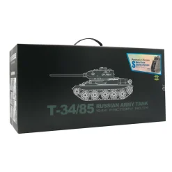 1/16 RC Tank Soviet T-34 Medium Tank 2.4G Remote Control Model Military Tank with Sound Smoke Shooting Effect - Upgraded Edition