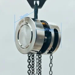 Realistic Stainless Steel Chain Sling with Hook for 1/12 and 1/14 Scale Car Model