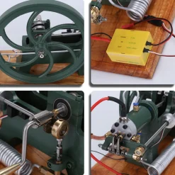 RETROL Antique 4-Stroke Hot-bulb Engine Simulation Horizontal Water-cooled Gasoline Tractor Engine Internal Combustion Engine Model Collection