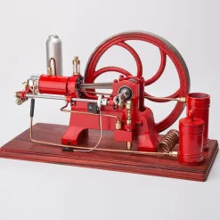 RETROL Antique 4-Stroke Hot-bulb Engine Simulation Horizontal Water-cooled Gasoline Tractor Engine Internal Combustion Engine Model Collection