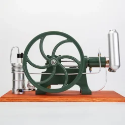 RETROL Antique 4-Stroke Hot-bulb Engine Simulation Horizontal Water-cooled Gasoline Tractor Engine Internal Combustion Engine Model Collection