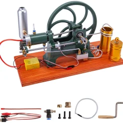 RETROL Antique 4-Stroke Hot-bulb Engine Simulation Horizontal Water-cooled Gasoline Tractor Engine Internal Combustion Engine Model Collection