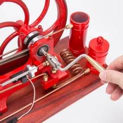 RETROL Antique 4-Stroke Hot-bulb Engine Simulation Horizontal Water-cooled Gasoline Tractor Engine Internal Combustion Engine Model Collection