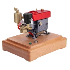 RETROL 1/8 2.6cc Mini Single-Cylinder Four-Stroke Gasoline Engine Model Upgraded Internal Combustion Engine Model