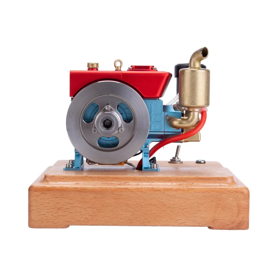 RETROL 1/8 2.6cc Mini Single-Cylinder Four-Stroke Gasoline Engine Model Upgraded Internal Combustion Engine Model
