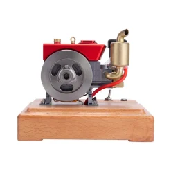 RETROL 1/8 2.6cc Mini Single-Cylinder Four-Stroke Gasoline Engine Model Upgraded Internal Combustion Engine Model