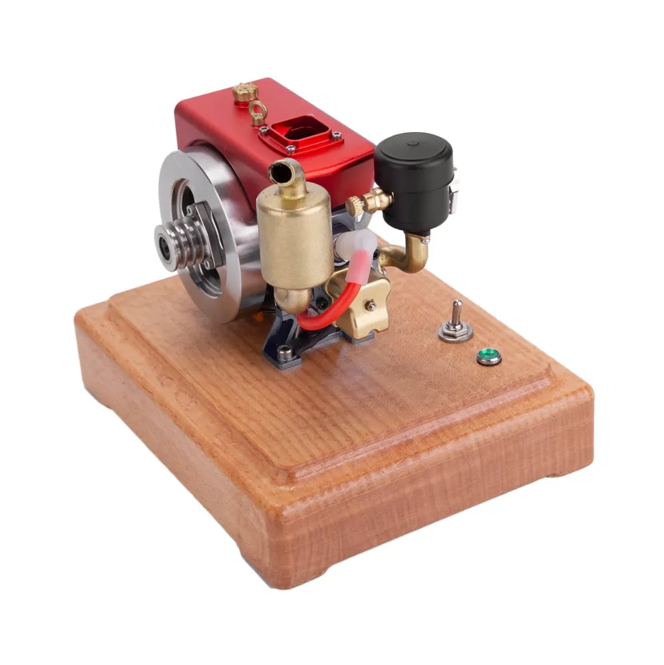 RETROL 1/8 2.6cc Mini Single-Cylinder Four-Stroke Gasoline Engine Model Upgraded Internal Combustion Engine Model