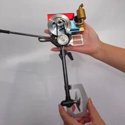 RETROL 2.6cc Single Cylinder 4-Stroke Gasoline Engine Mount Kit With Underwater Propeller Tail Assembly For 1-1.3m Model Fishing Boats