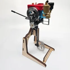 RETROL 2.6cc Single Cylinder 4-Stroke Gasoline Engine Mount Kit With Underwater Propeller Tail Assembly For 1-1.3m Model Fishing Boats