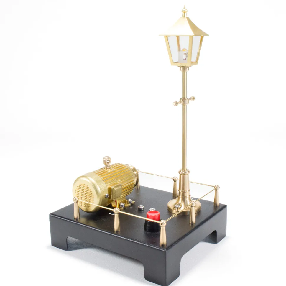 RETROL Full Metal Beam Engine Steam Engine Model Kit with Horizontal Boiler with Centrifugal Regulator Flyball
