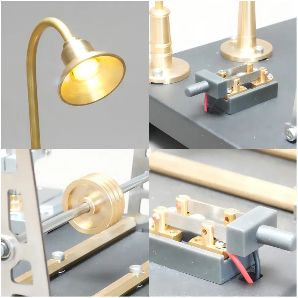 RETROL GF-01 Mechanical Transmission Kit - Functional DIY Expansion for SE-01/02/03 Steam Engine Models