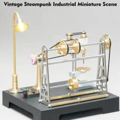 RETROL GF-01 Mechanical Transmission Kit - Functional DIY Expansion for SE-01/02/03 Steam Engine Models