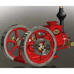 RETROL HM-01 7cc Antique Hit and Miss Engine 4-stroke Stationary Engine Horizontal IC Engine Model That Works