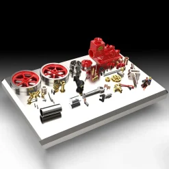 RETROL HM-01 7cc Antique Hit and Miss Engine 4-stroke Stationary Engine Horizontal IC Engine Model That Works
