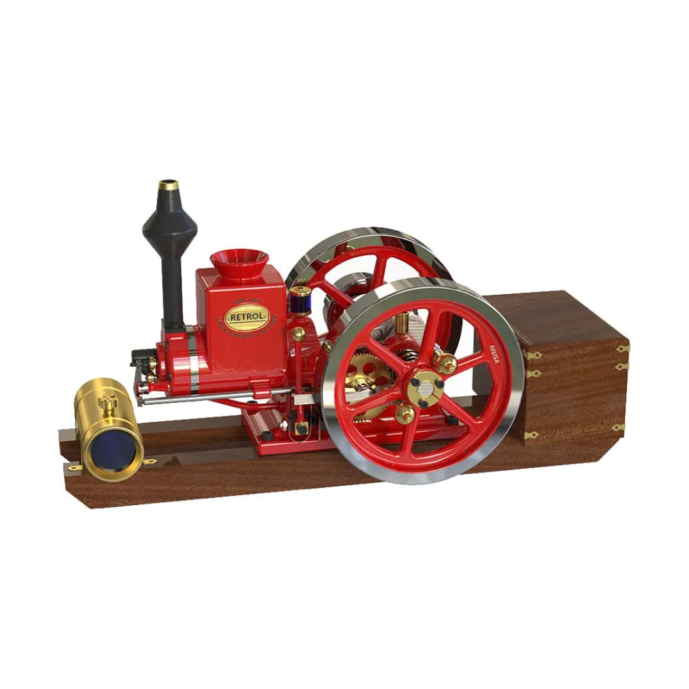 RETROL HM-01 Hit and Miss Engine with Starter Kit, Stand and Accessories - One Key Start