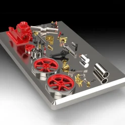 RETROL HM-01 Hit and Miss Engine with Starter Kit, Stand and Accessories - One Key Start