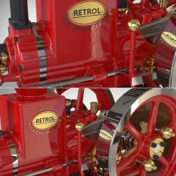RETROL HM-01 Hit and Miss Engine with Starter Kit, Stand and Accessories - One Key Start