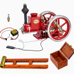 RETROL HM-01 Hit and Miss Engine with Starter Kit, Stand and Accessories - One Key Start